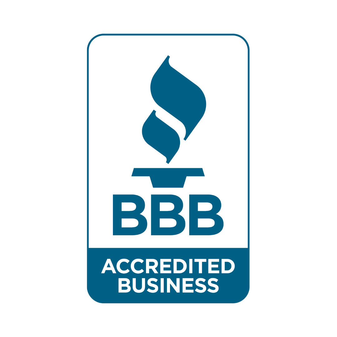 BBB vertical blue and white logo not clickable